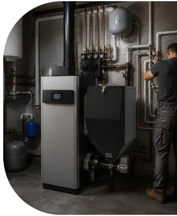 Монтаж пеллетного котла в Великом Устюге от 30537 р. | АПаруса-Влс